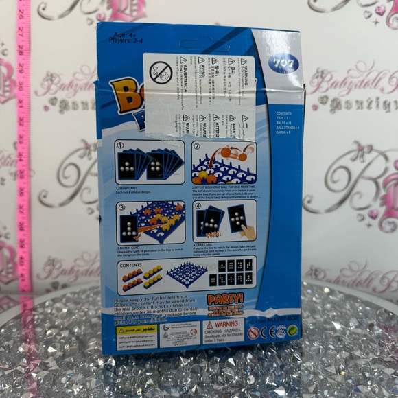 Bouncing Ball Game - Blue with Yellow & Orange Pieces - Picture 4 of 6